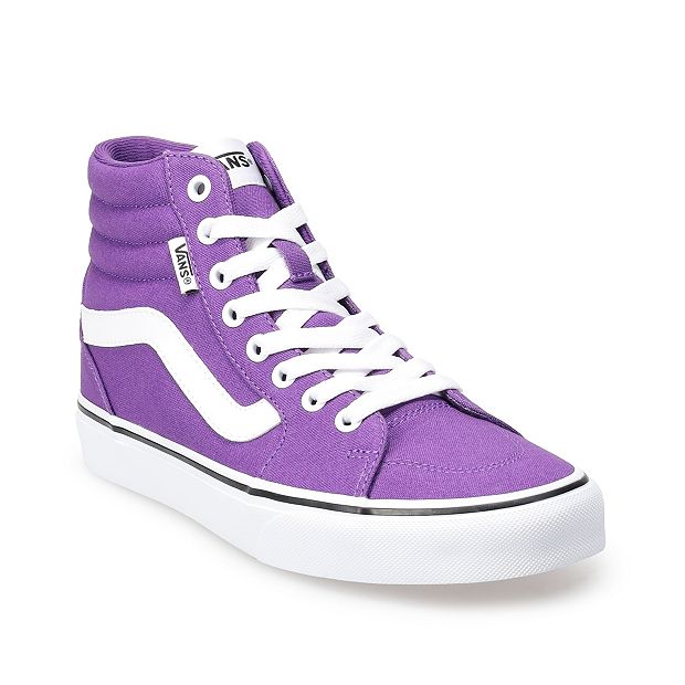 Purple vans high on sale tops