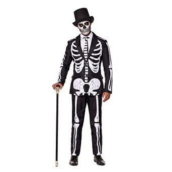 Men's Suitmeister Halloween Skeleton Suit