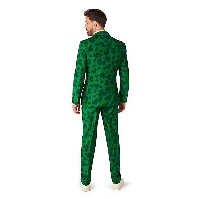 Men's Suitmeister St.Patrick's Day Print Slim-Fit Suit & Tie Set