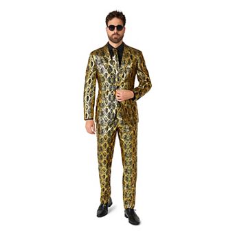 Men's OppoSuits Modern-Fit 3 pc Shiny Snake Print Novelty Suit & Tie Set