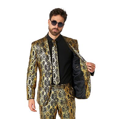 Men's OppoSuits Modern-Fit 3-pc. Shiny Snake Print Novelty Suit & Tie Set