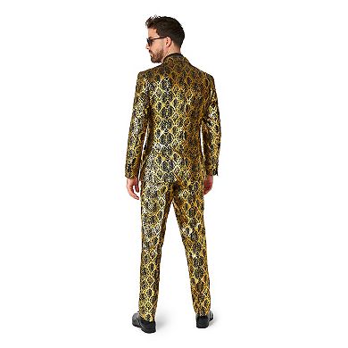 Men's OppoSuits Modern-Fit 3-pc. Shiny Snake Print Novelty Suit & Tie Set