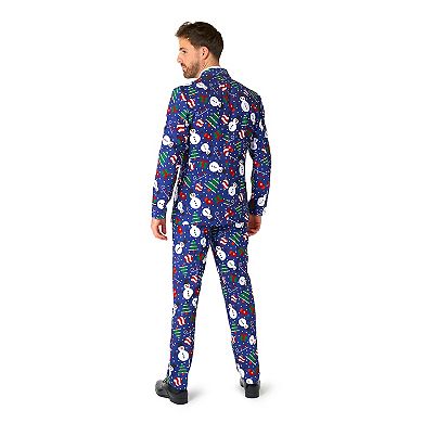 Men's Suitmeister Christmas Snowman Slim Fit Suit