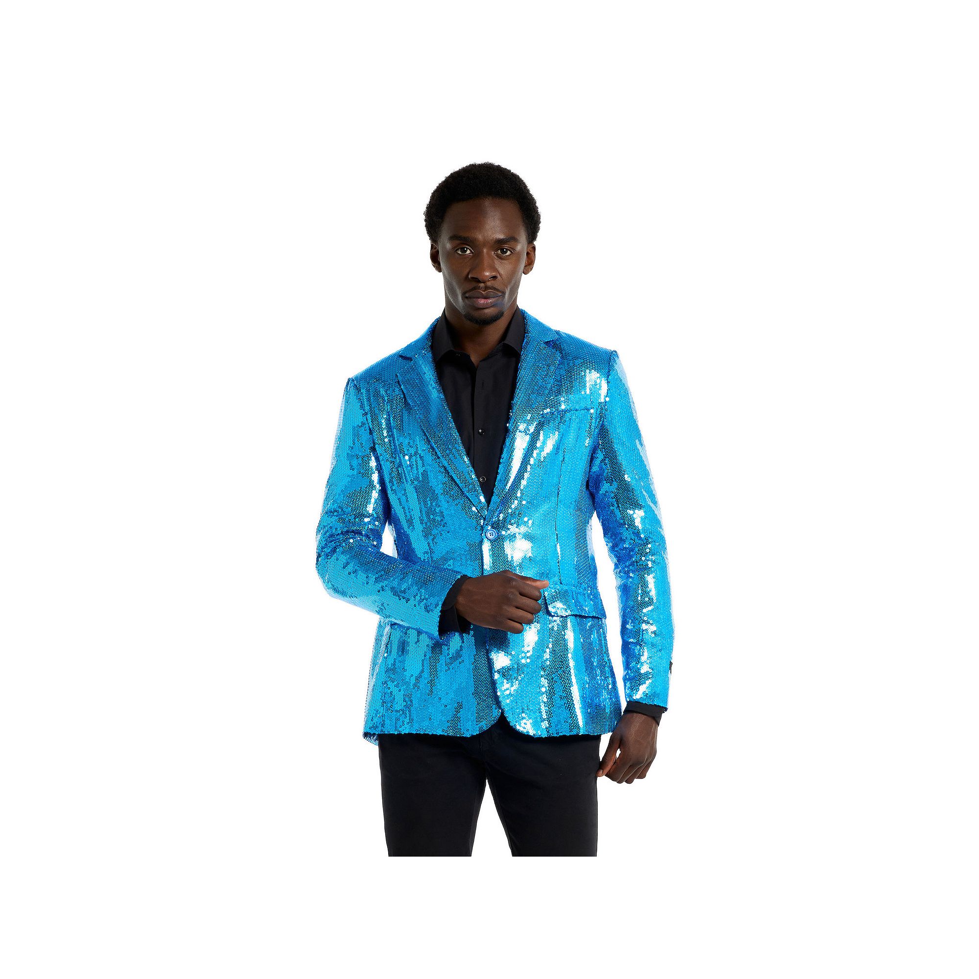 Mens Suitmeister Christmas New Years Eve Party Blazer, Size: XXL, Sequins 