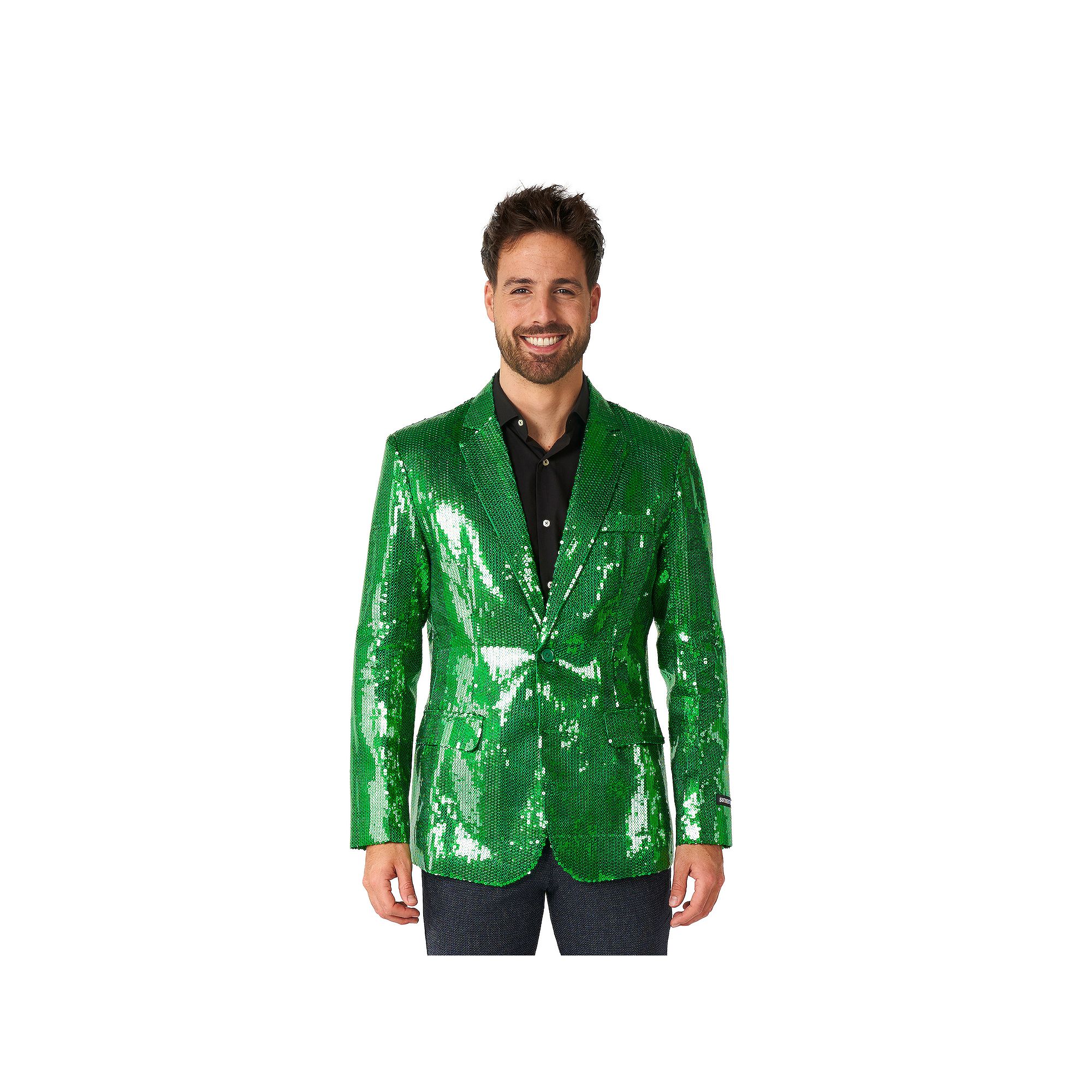 Mens Suitmeister Christmas New Years Eve Party Blazer, Size: Small, Sequin