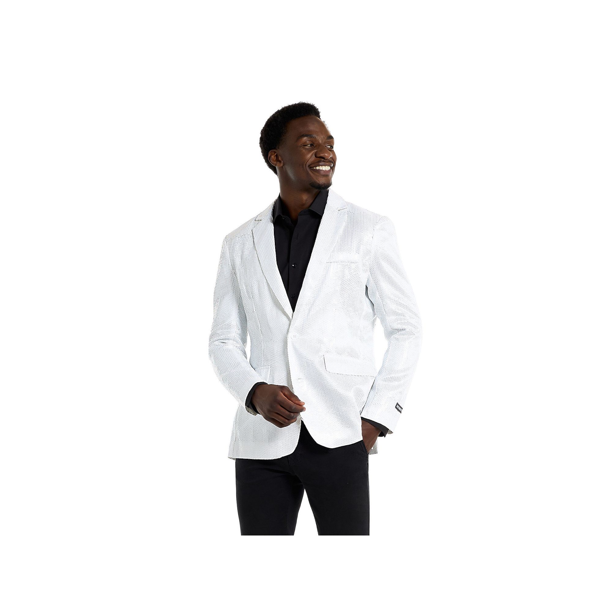 Mens Suitmeister Christmas New Years Eve Party Blazer, Size: XXL, Sequins 
