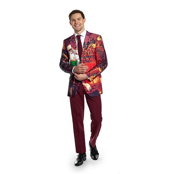 Mens Opposuits Dapper Decorator Christmas 3 Piece Suit Deluxe Festive Outfit