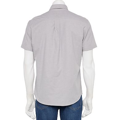 Men's Sonoma Goods For Life® Adaptive Short Sleeve Perfect Length Shirt