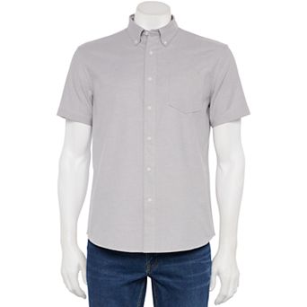 Men's Sonoma Goods For Life® Adaptive Short Sleeve Perfect Length Shirt