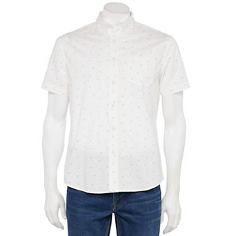 Men's Sonoma Goods For Life® Adaptive Short Sleeve Perfect Length Shirt