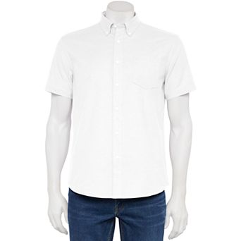 Men's Sonoma Goods For Life® Adaptive Short Sleeve Perfect Length Shirt