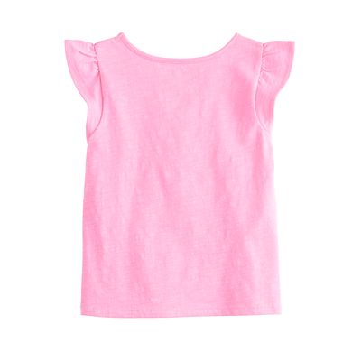 Girls 4-12 Jumping Beans® Slub Flutter Sleeve Top