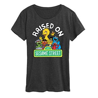 Women's Sesame Street Raised Graphic Tee
