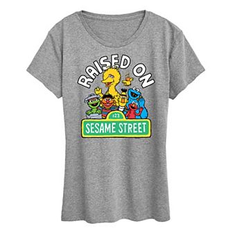 Women's Sesame Street Raised Graphic Tee