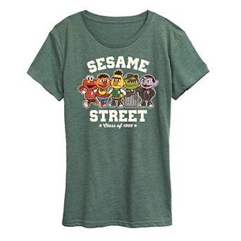 Women's Sesame Street Collegiate Graphic Tee