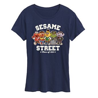 Women's Sesame Street Collegiate Graphic Tee
