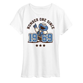 Women's Sesame Street Cookie Monster Graphic Tee