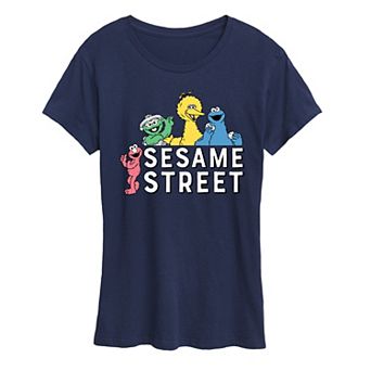 Women's Sesame Street Group Graphic Tee