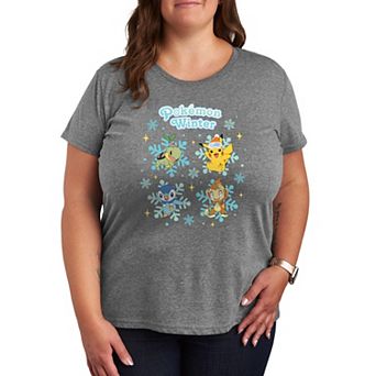 Plus Pokemon Winter Characters Graphic Tee