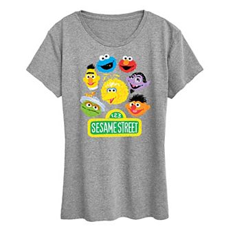 Women's Sesame Street Group Graphic Tee