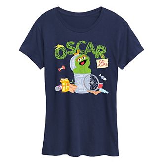 Women's Sesame Street Oscar Graphic Tee