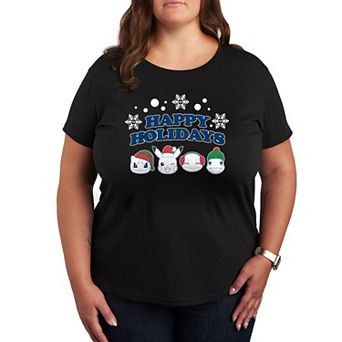 Plus Pokemon Happy Holidays Graphic Tee