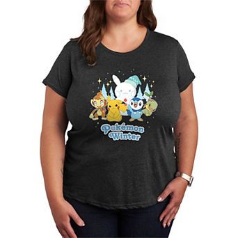 Plus Pokemon Winter Graphic Tee