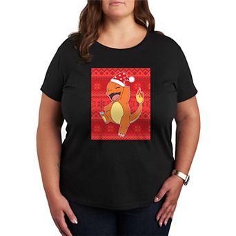 Plus Pokemon Charmander Sweater Graphic Tee