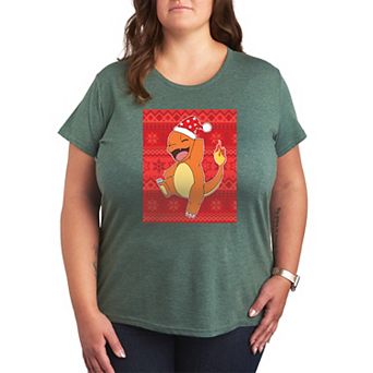 Plus Pokemon Charmander Sweater Graphic Tee