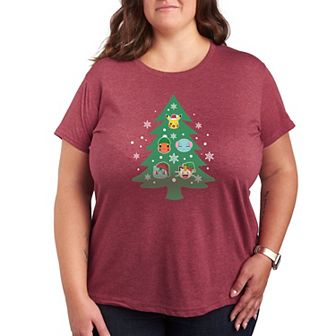 Plus Pokemon Partners Tree Pattern Graphic Tee