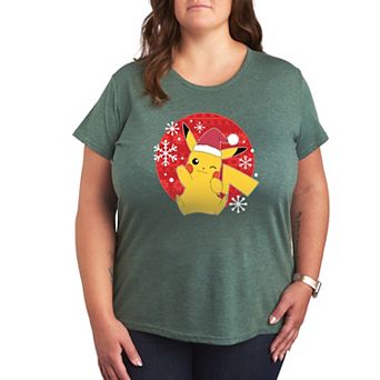 Plus Pokemon Pikachu Ugly Sweater Graphic Tee