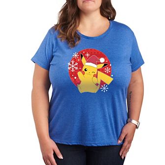 Plus Pokemon Pikachu Ugly Sweater Graphic Tee