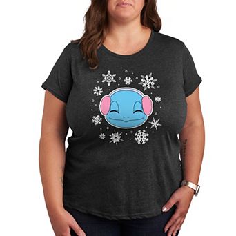 Plus Pokemon Squirtle And Snowflakes Graphic Tee