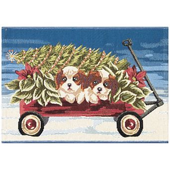 Liora Manne Esencia Wagon Wonderland Indoor/Outdoor Doormat