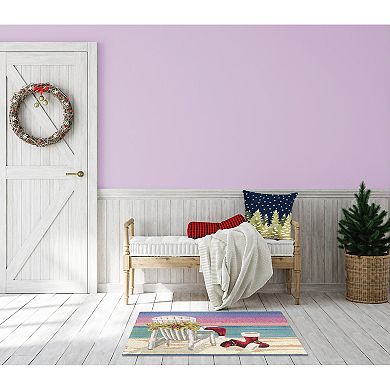 Liora Manne Esencia Santa Vacation Indoor/Outdoor Doormat