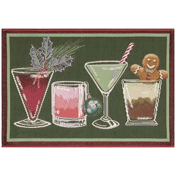 Liora Manne Esencia Let's Get Jolly Indoor/Outdoor Doormat