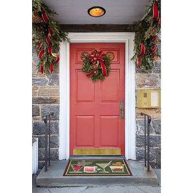 Liora Manne Esencia Let's Get Jolly Indoor/Outdoor Doormat