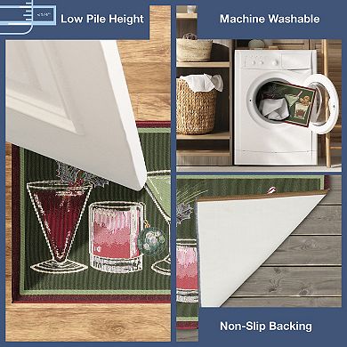 Liora Manne Esencia Let's Get Jolly Indoor/Outdoor Doormat