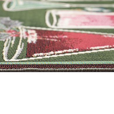 Liora Manne Esencia Let's Get Jolly Indoor/Outdoor Doormat