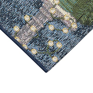 Liora Manne Esencia Birdhouse Holiday Indoor/Outdoor Doormat