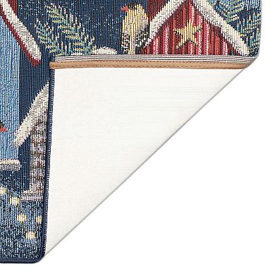 Liora Manne Esencia Birdhouse Holiday Indoor/Outdoor Doormat