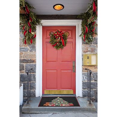Liora Manne Esencia Oh Christmas Tree Indoor/Outdoor Doormat