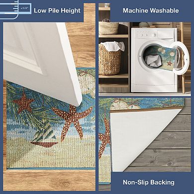 Liora Manne Esencia Coastal Ornaments Indoor/Outdoor Doormat