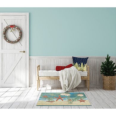 Liora Manne Esencia Coastal Ornaments Indoor/Outdoor Doormat