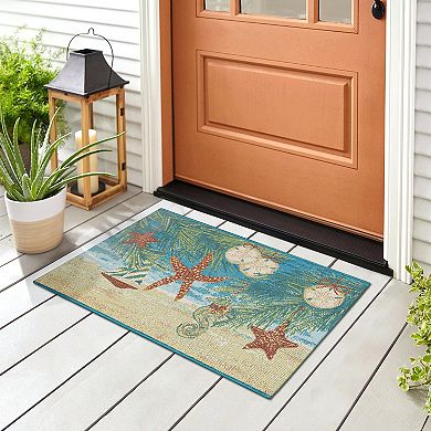 Liora Manne Esencia Coastal Ornaments Indoor/Outdoor Doormat