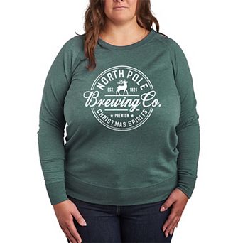 Plus Size North Pole Brewing Co. French Terry Long Sleeve Tee