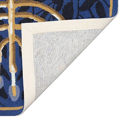 Liora Manne Frontporch Nights Of Lights Hanukkah Indoor/Outdoor Rug
