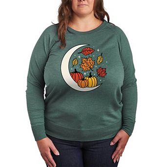 Plus Size Autumn Moon Lightweight French Terry Sweatshirt