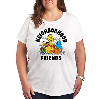 Plus Sesame Street Friends Graphic Tee