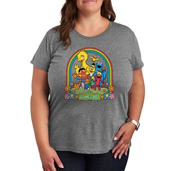 Plus Sesame Street Rainbow Graphic Tee